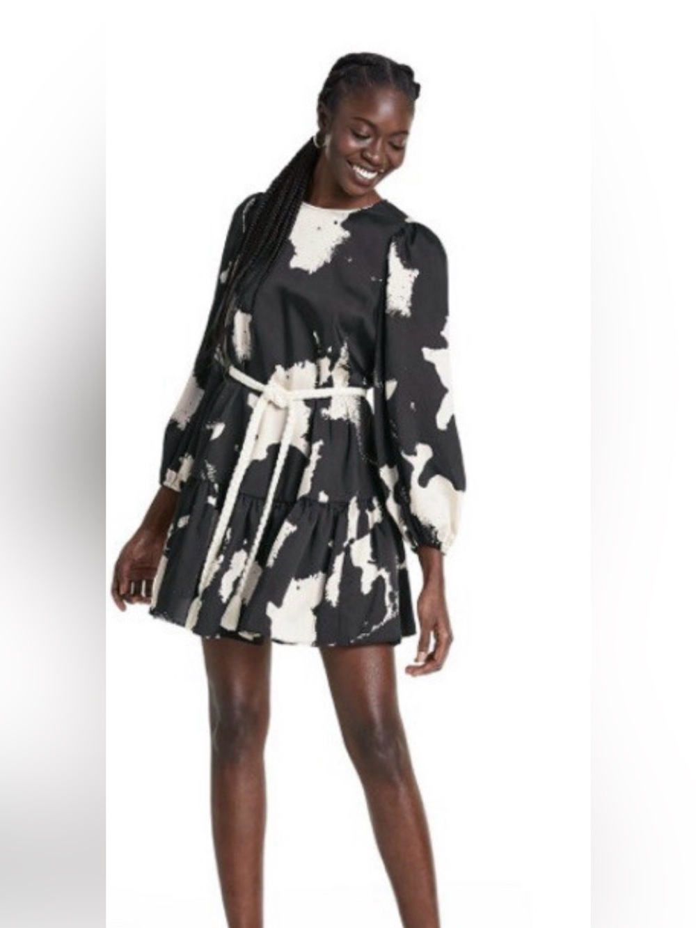 ⭐️Alexis for Target Balloon Sleeve Rooe Belt Dress⭐️